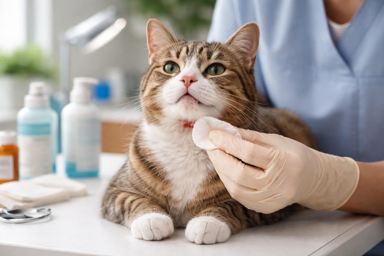 découvrez des astuces efficaces pour soigner les croûtes sous le menton de votre chat et améliorer son confort au quotidien.
