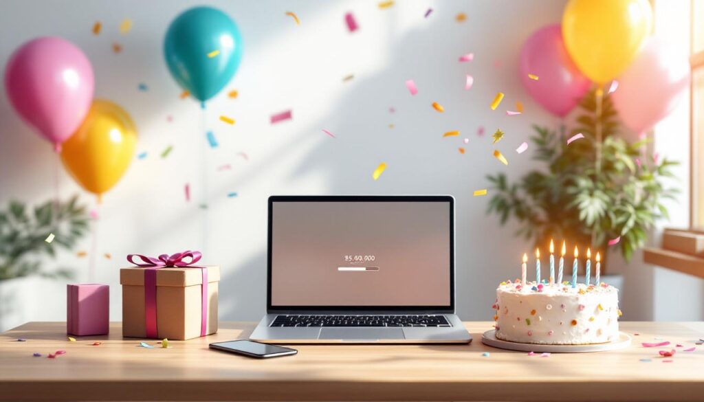 découvrez des idées originales pour créer une cagnotte en ligne dédiée à un anniversaire et surprenez vos proches avec un thème unique et convivial.