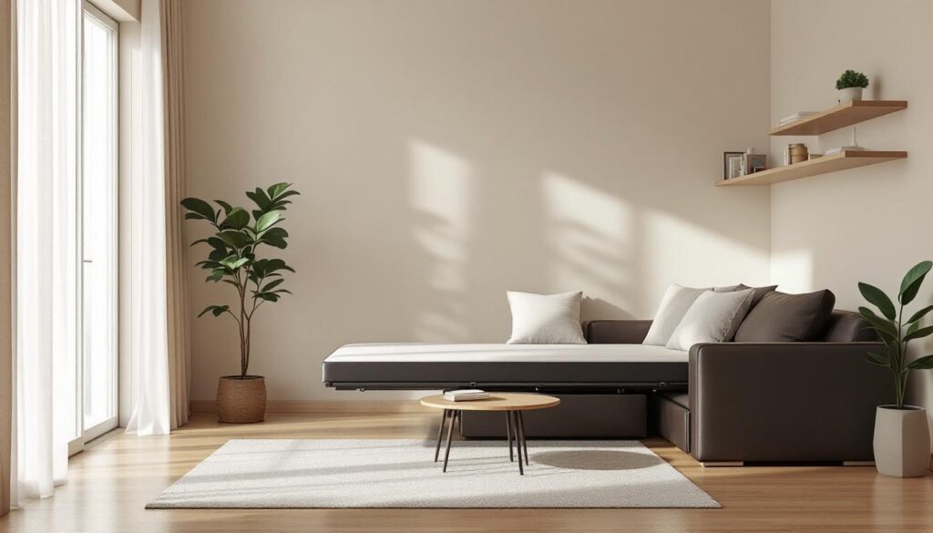 découvrez comment optimiser votre espace avec un canapé convertible cuir 2 places alliant élégance et fonctionnalité, idéal pour les petits espaces.