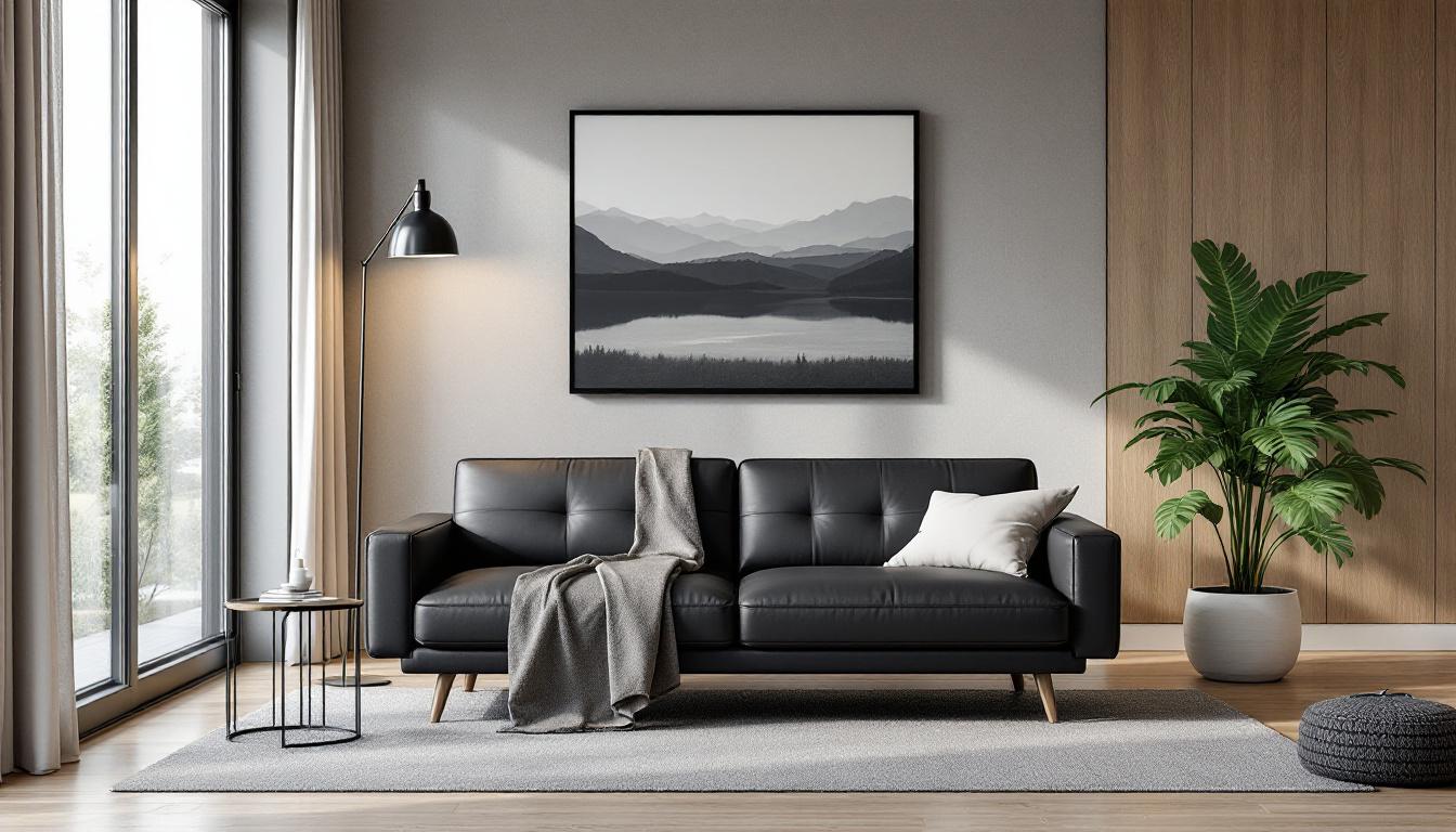 découvrez comment optimiser l'espace de votre salon grâce à un canapé convertible cuir 2 places, alliant style, confort et fonctionnalité pour un intérieur bien organisé.