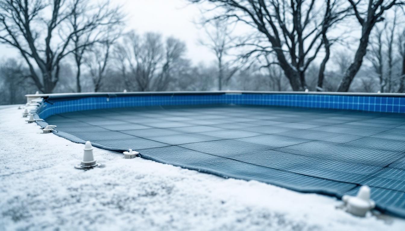 découvrez comment un filet de piscine pour bâche d’hivernage protège votre bassin, empêche les débris d'endommager votre piscine et prolonge sa durée de vie.