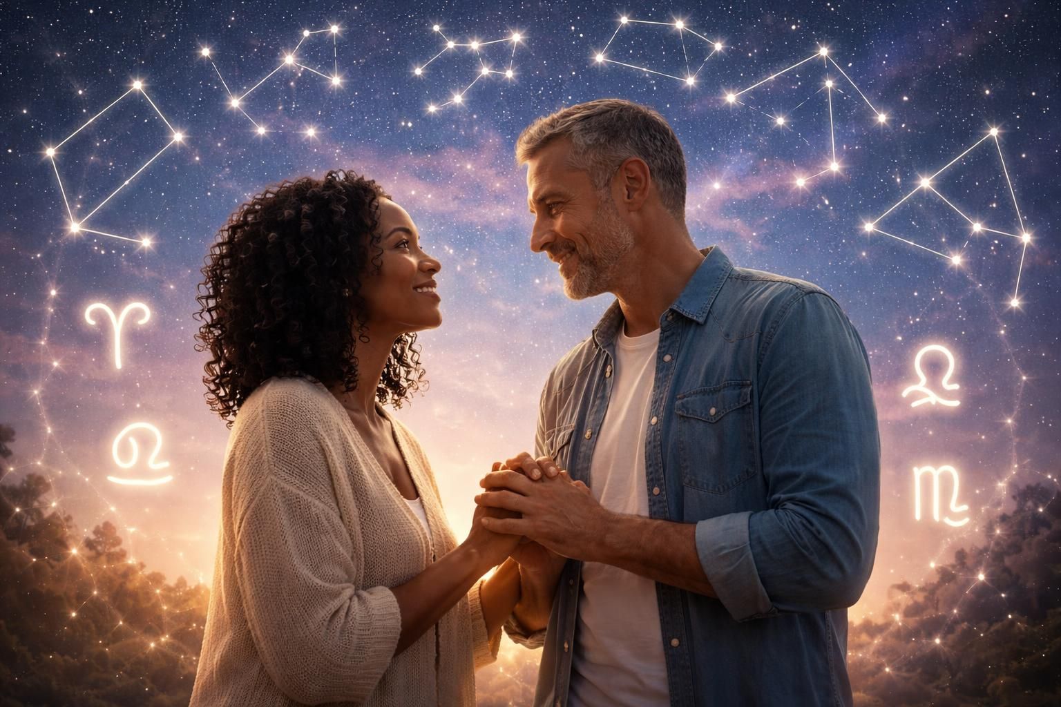 découvrez la compatibilité amoureuse précise grâce à l'astrologie des signes et trouvez l'harmonie parfaite avec votre partenaire selon les étoiles.