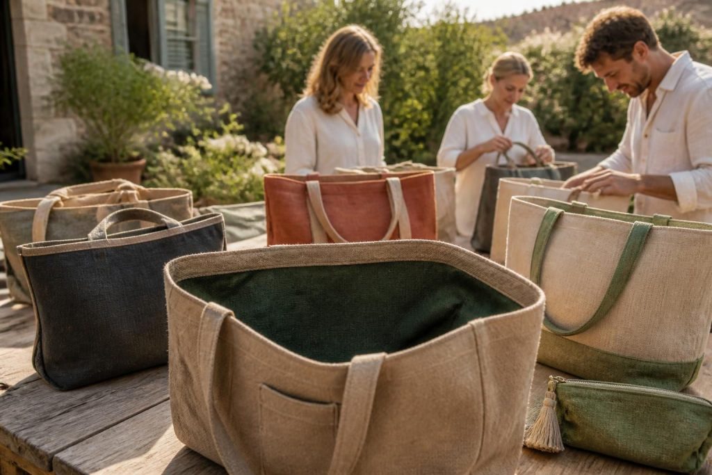découvrez notre sélection des meilleures marques de cabas réversibles en toile de jute, alliant style, durabilité et écologie pour vos courses et sorties.