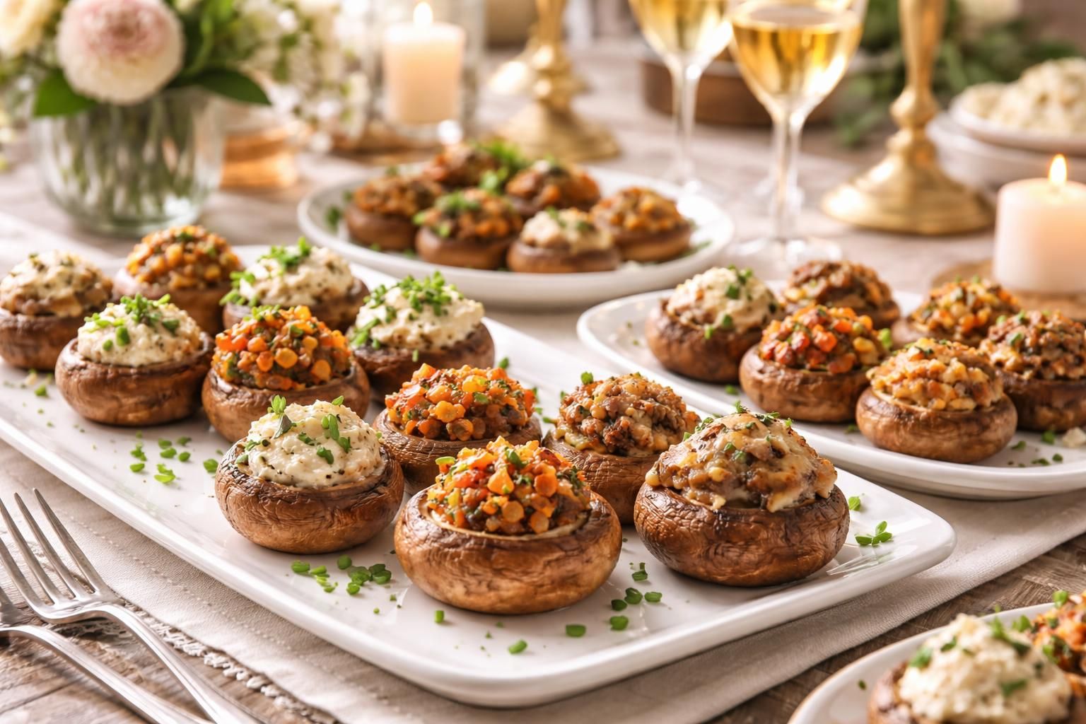 explorez des idées originales d'apéritifs avec des champignons farcis, parfaits pour surprendre vos invités lors de vos réceptions.