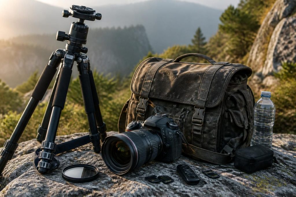 découvrez l'équipement essentiel pour réussir vos photos en plein air et capturer des images époustouflantes quelles que soient les conditions.