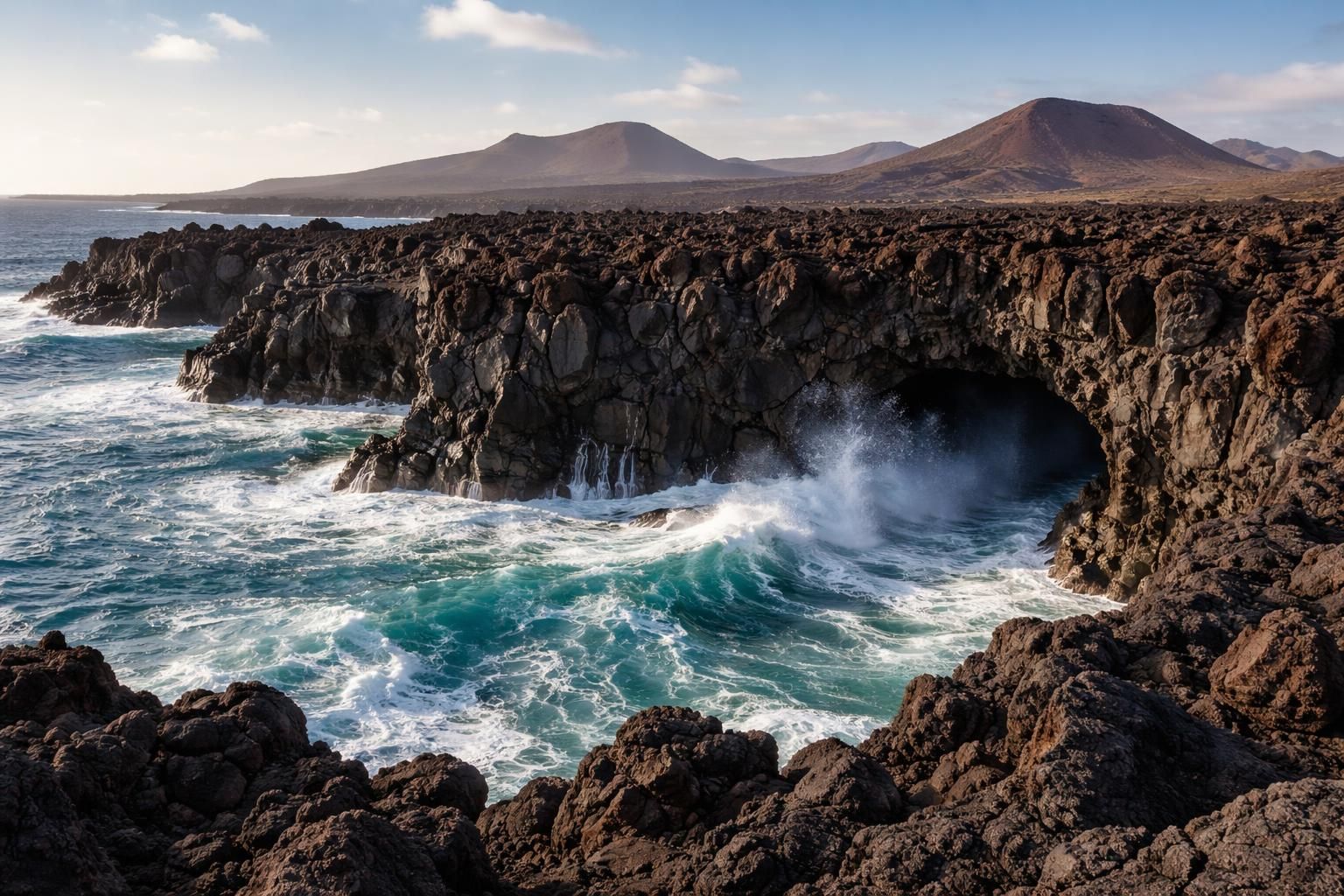 découvrez les formations volcaniques uniques de los hervideros à lanzarote, un site naturel spectaculaire façonné par l'activité volcanique, offrant des paysages impressionnants et une histoire géologique fascinante.