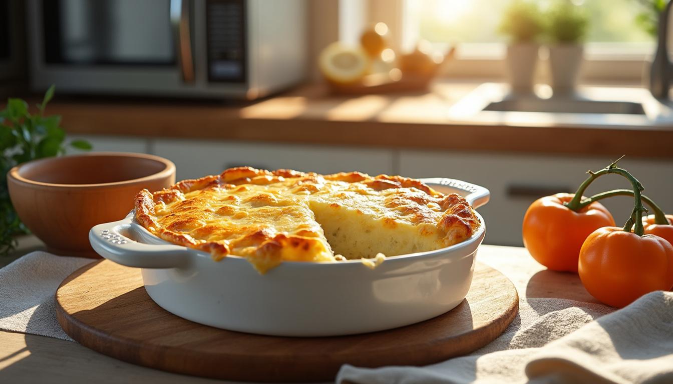 découvrez notre recette simple et rapide de gratin dauphinois au micro-ondes, le plat réconfortant parfait pour un repas savoureux au quotidien.
