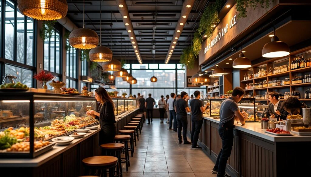 découvrez la halle 622 à zurich, un lieu incontournable en suisse pour les amateurs de gastronomie. profitez d'une expérience culinaire unique dans un cadre moderne et convivial, idéal pour savourer des spécialités locales et explorer de nouvelles saveurs.