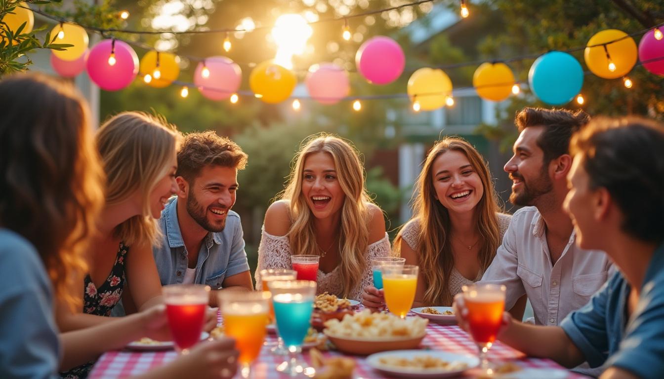 découvrez des idées originales et créatives pour animer une soirée de retrouvailles amicales, et rendre ce moment inoubliable pour tous vos amis.