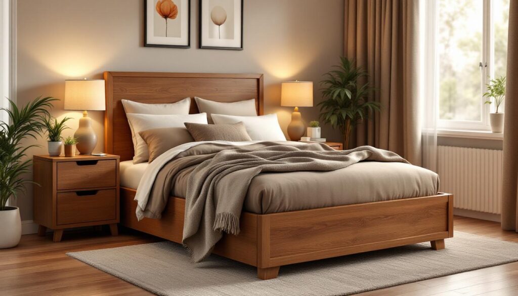 découvrez comment sublimer votre intérieur avec un lit coffre en bois massif, alliant praticité et esthétique pour une décoration chaleureuse et fonctionnelle.