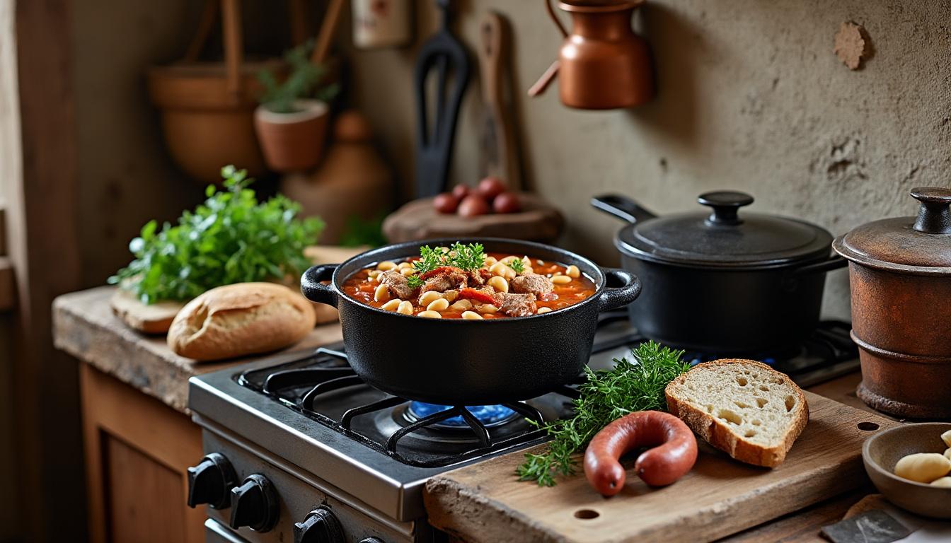 découvrez l'histoire captivante du cassoulet de castelnaudary, un plat emblématique qui traverse les siècles. explorez ses origines, son évolution et son rôle au cœur de la culture gastronomique française. plongez dans les traditions et les secrets de cette savoureuse spécialité.
