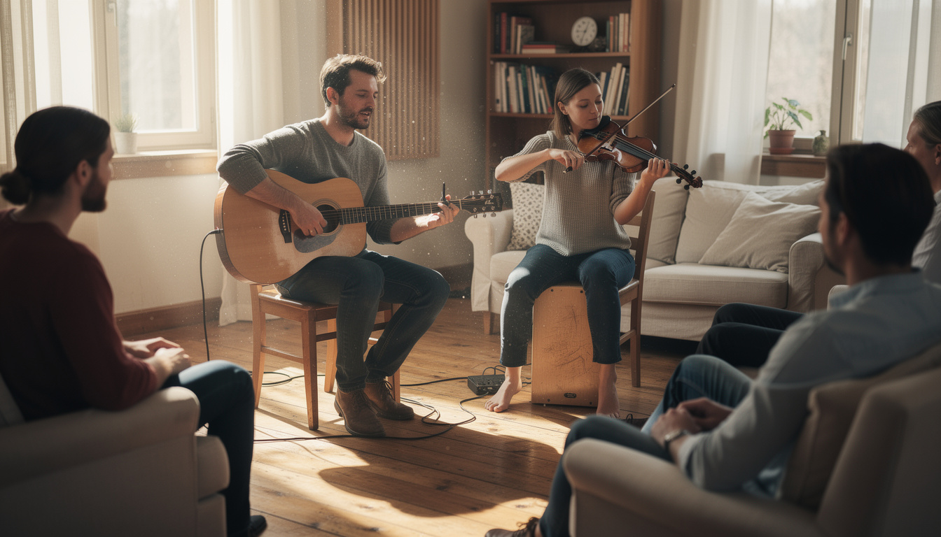 découvrez les avantages d'un concert acoustique en petit comité pour vos événements privés : ambiance intimiste, qualité sonore exceptionnelle et moments inoubliables avec vos proches.
