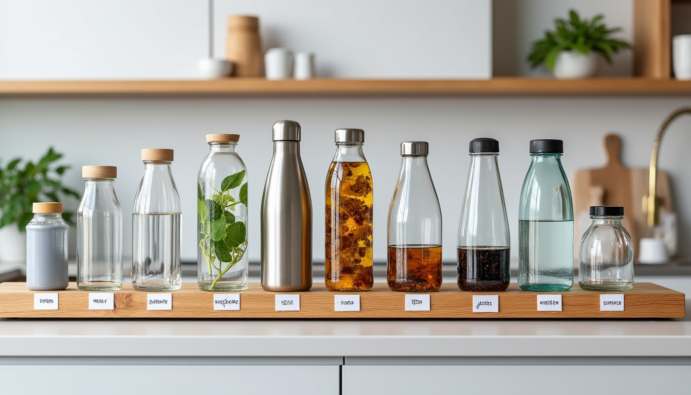 découvrez des astuces simples et pratiques pour organiser et ranger vos bouteilles d'eau réutilisables afin de gagner de la place dans votre cuisine et garder tout à portée de main.