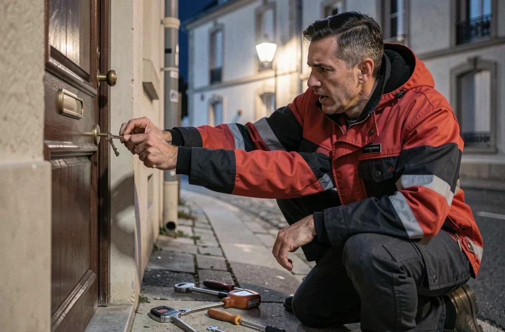 Serrurier Arti Dépannage en intervention d'urgence nocturne pour extraction de clé cassée à Roubaix