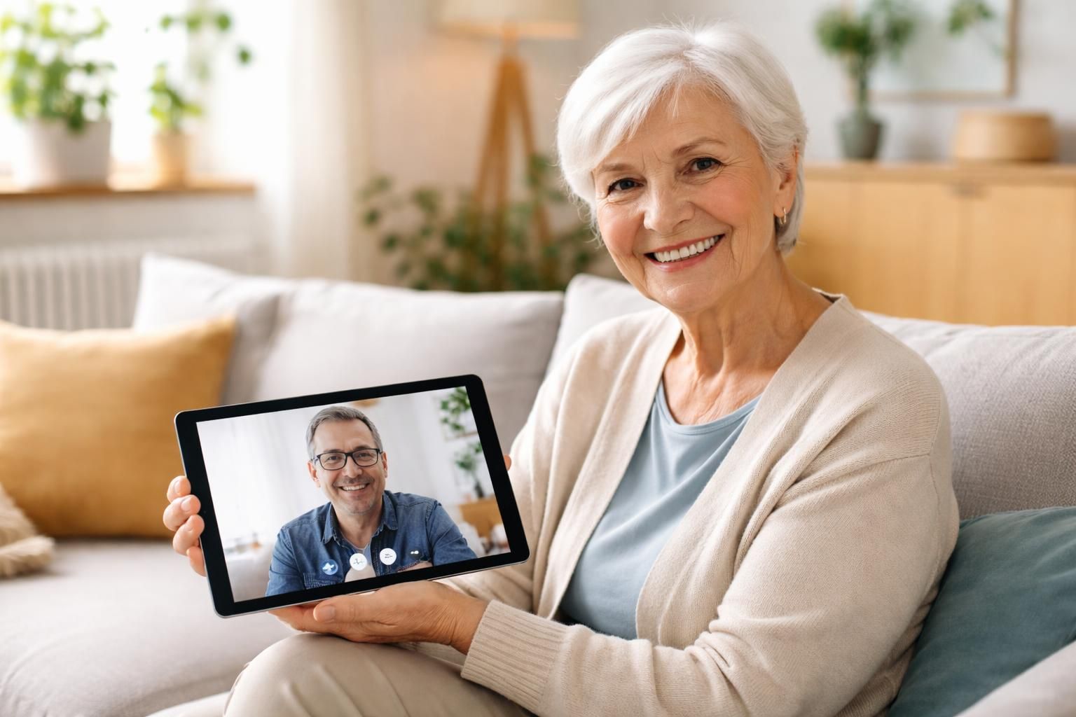 découvrez ipad senior, une application de visioconférence spécialement conçue pour les seniors, facile à configurer et à utiliser pour rester connecté avec vos proches en toute simplicité.